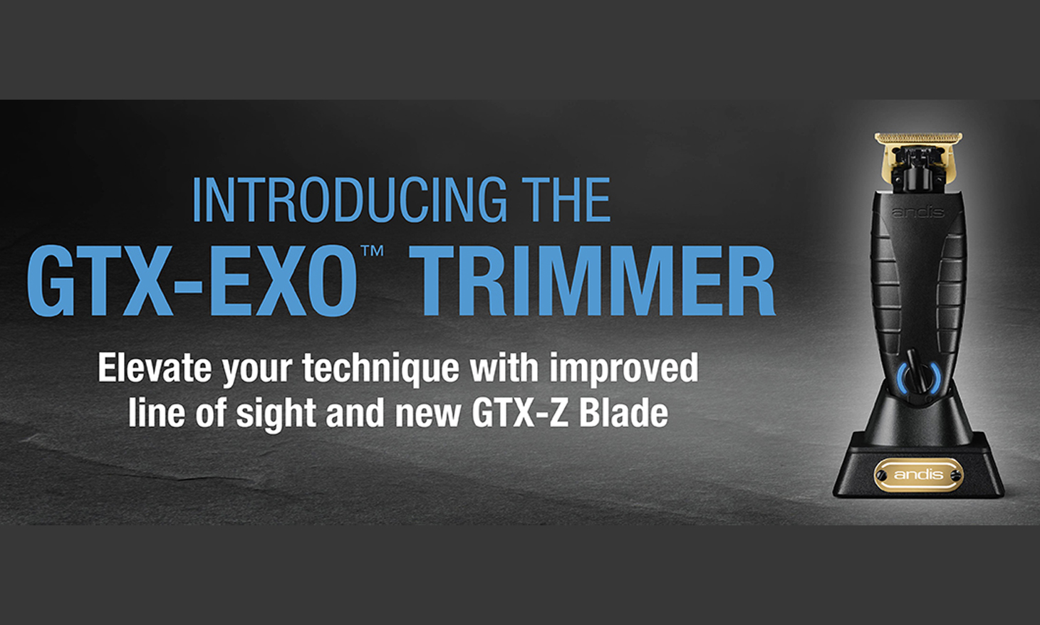 Andis Launch Brand New GTX-EXO™ Cordless Li Trimmer – SalonEVO 